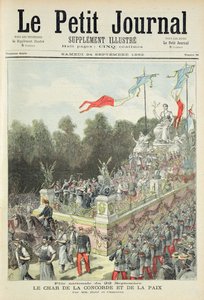 标题页描绘9月22日国庆节庆祝共和国宣布一百周年，插图来自Le Petit Journal的插图补充，24th Septe